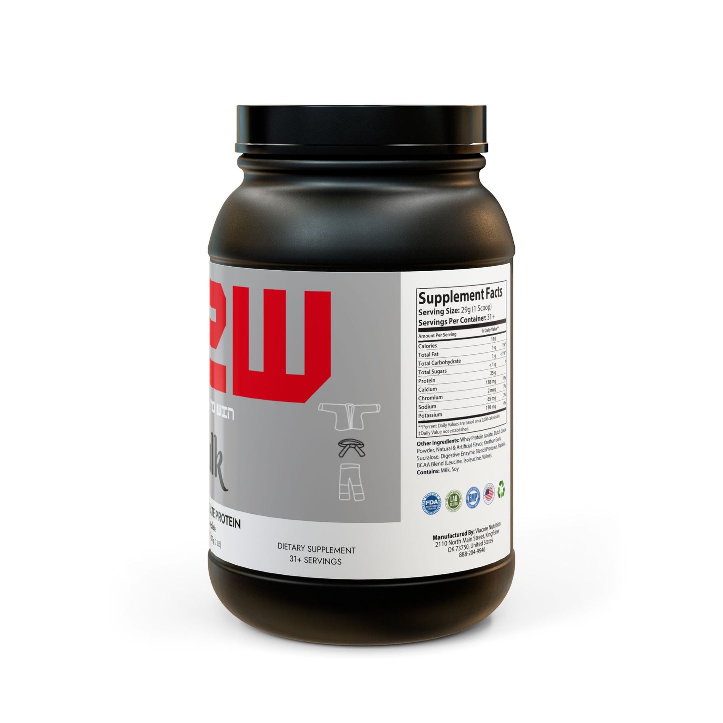 Whey Isolate Protein Supplement (907g, 2lb)
